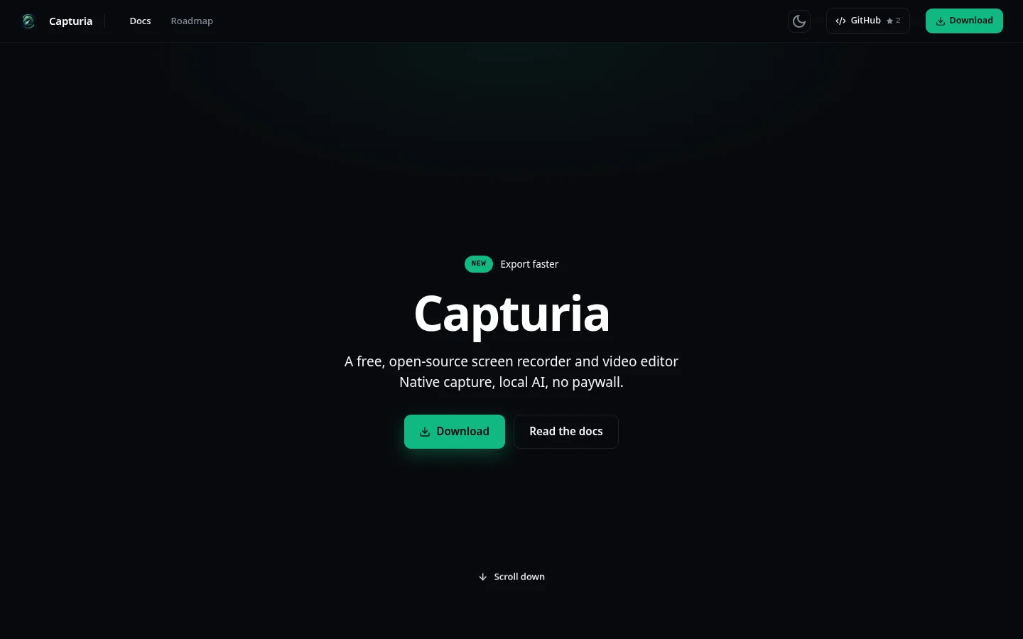 Capturia — Desktop Software & Open Source project by Minh Vo (Electron, React, TypeScript)